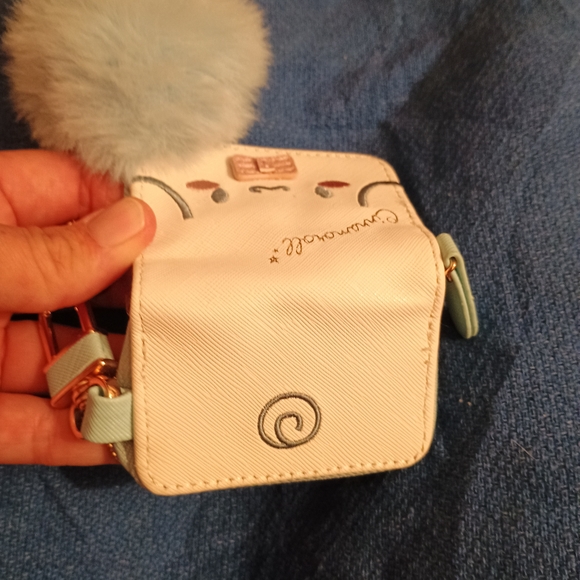 Sanrio Cinnamoroll Keychain with Blue Pom Pom - Picture 6 of 7